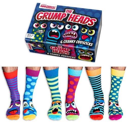 United oddsocks grump - grump, heads