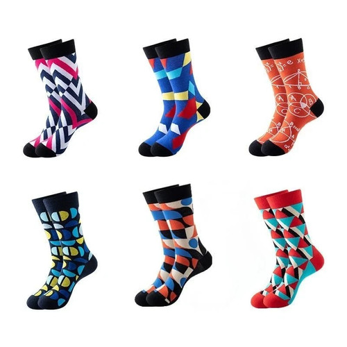 Pairs mens colorful novelty - 6,