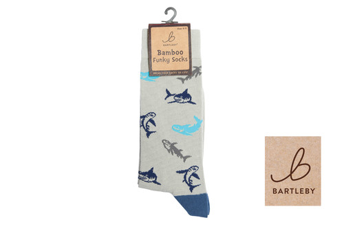 Funky bamboo socks shark - bamboo,