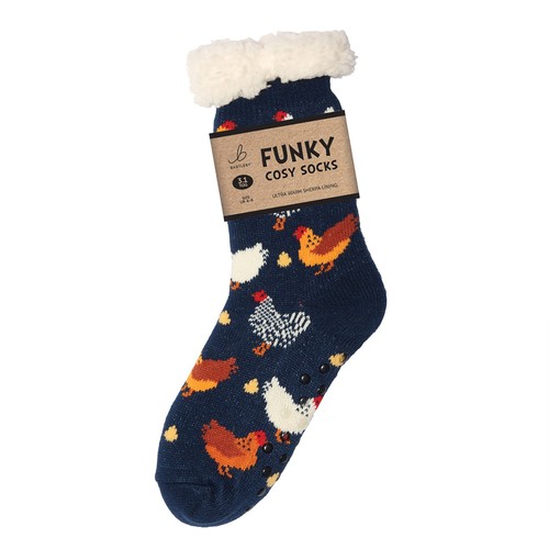 Funky sherpa lounge slipper - funky,