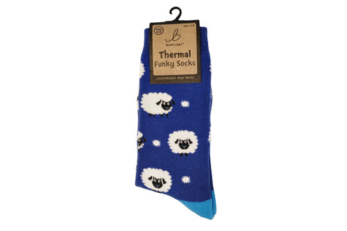 Funky thermal socks - funky, sheep