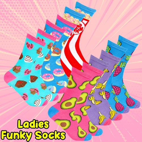 Ladies womens socks - ladies, funky