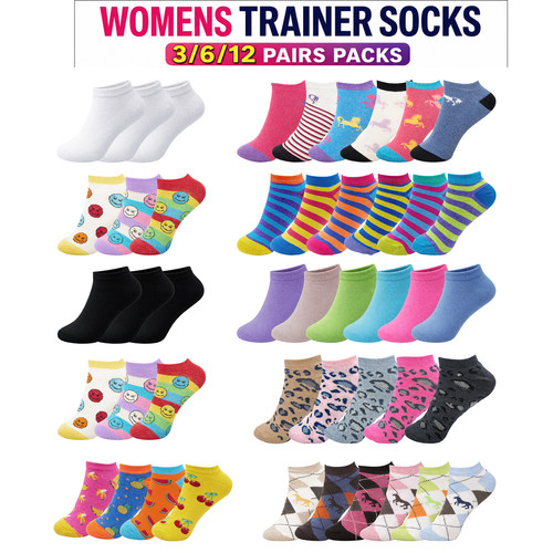 Womens trainer socks pairs - womens,