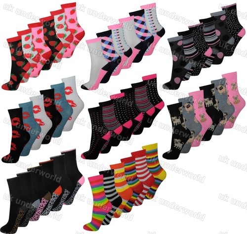 Ladies womens socks - 3, pairs