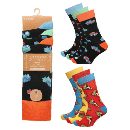 Mens bamboo socks pairs - mens, 3