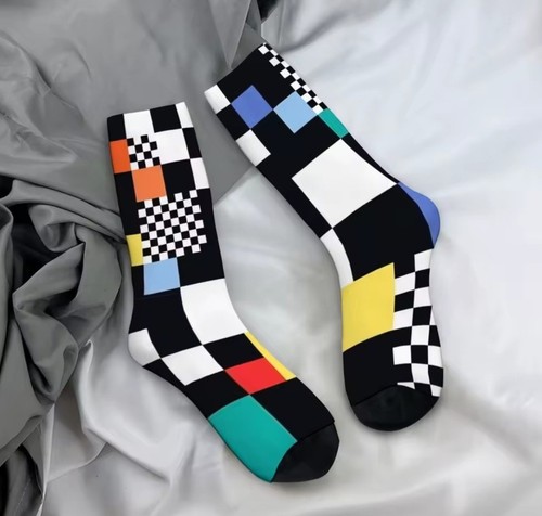 Funky checkerboard geometric - funky,
